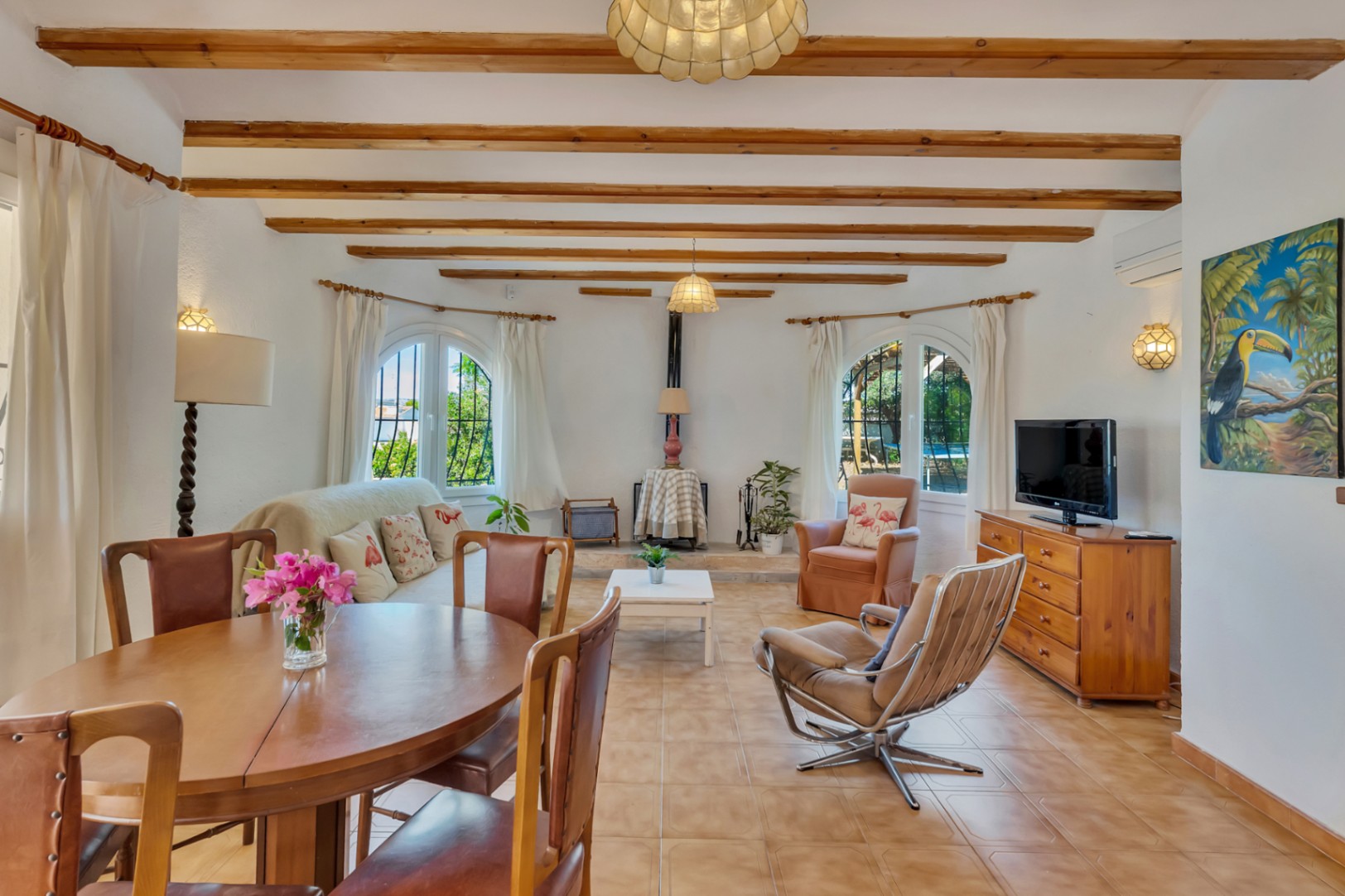 Living and dining room