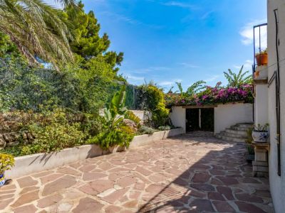 Outdoor patio and garden
