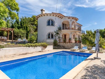 Swimming pool and house exterior