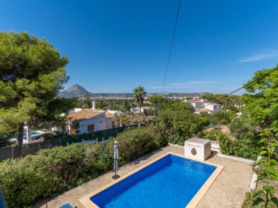 Pool with Montgó views