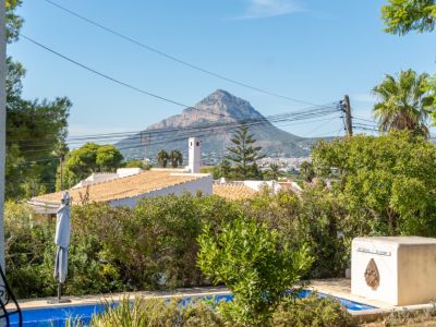 Montgó mountain view from the pool