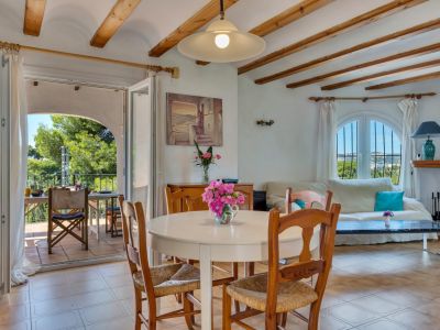 Living room with terrace access