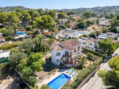 Aerial view of the property