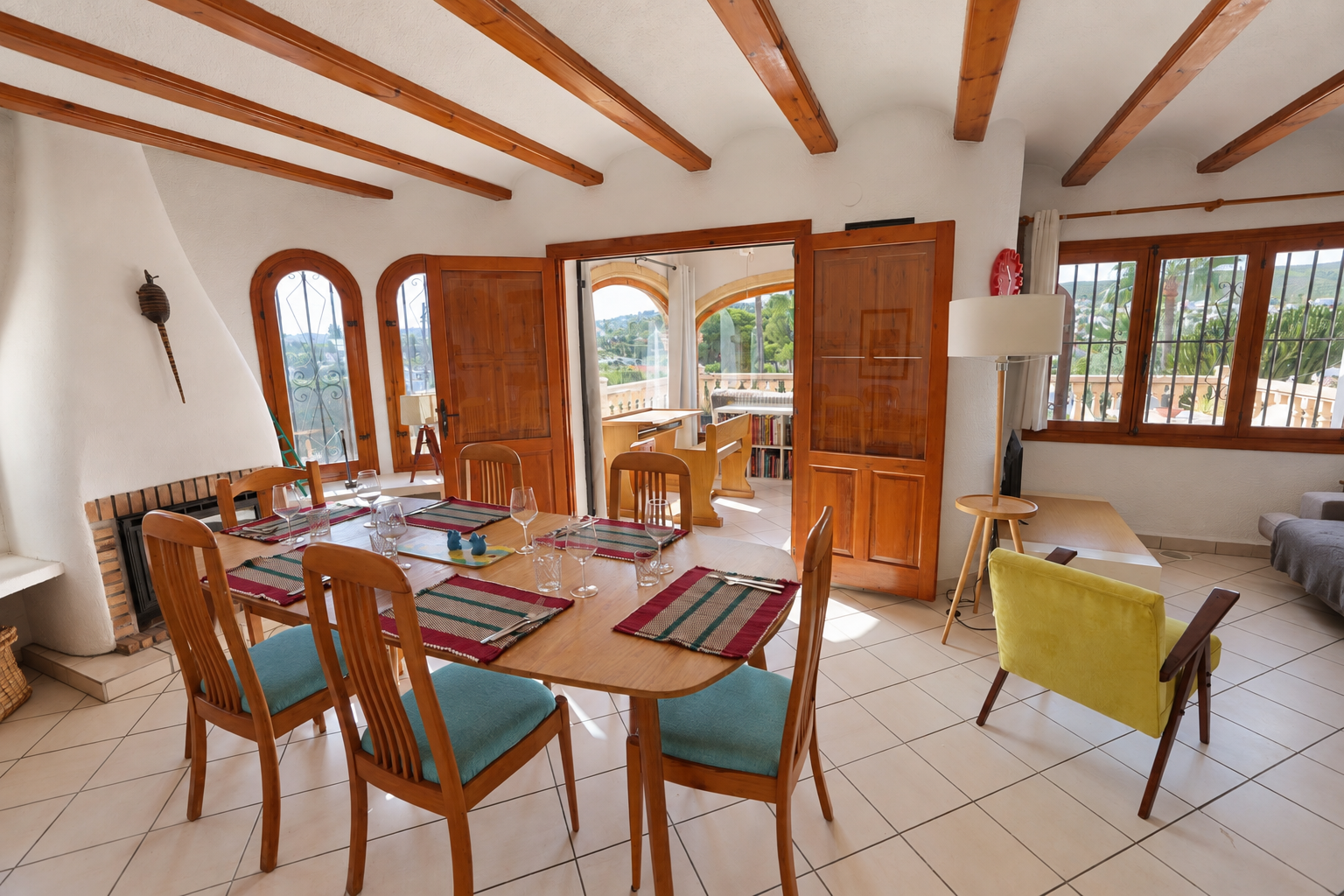 Living and dining area