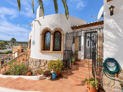 Main entrance of the villa