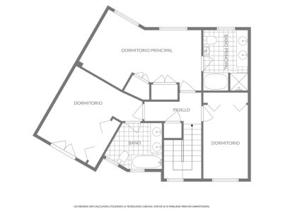 Upper floor plan