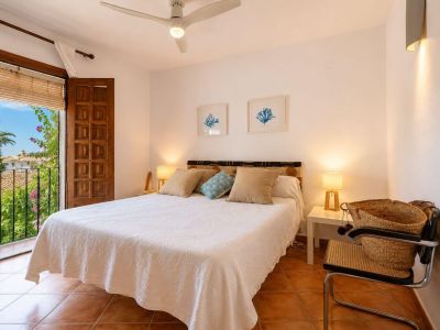 Bedroom with balcony