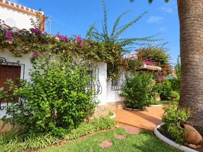 Exterior facade and garden