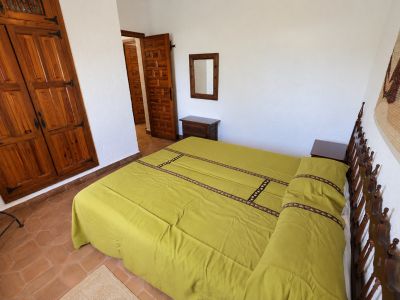 Bedroom with built-in closet