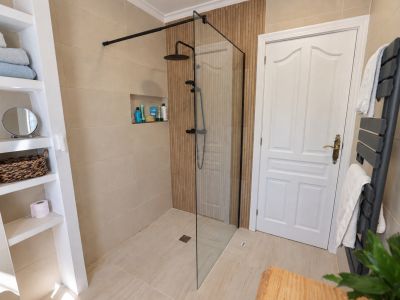 Bathroom with walk-in shower