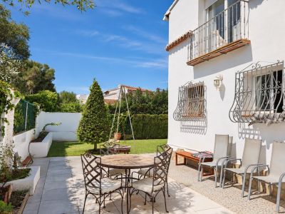 Outdoor terrace and garden