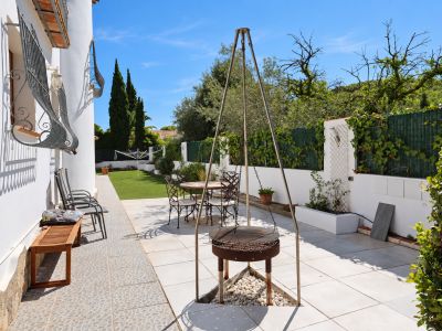 Terrace and garden