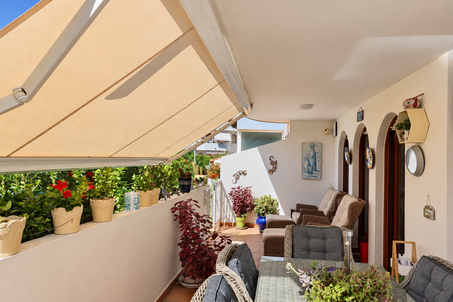 Covered terrace