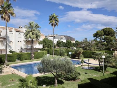 Communal pool and gardens