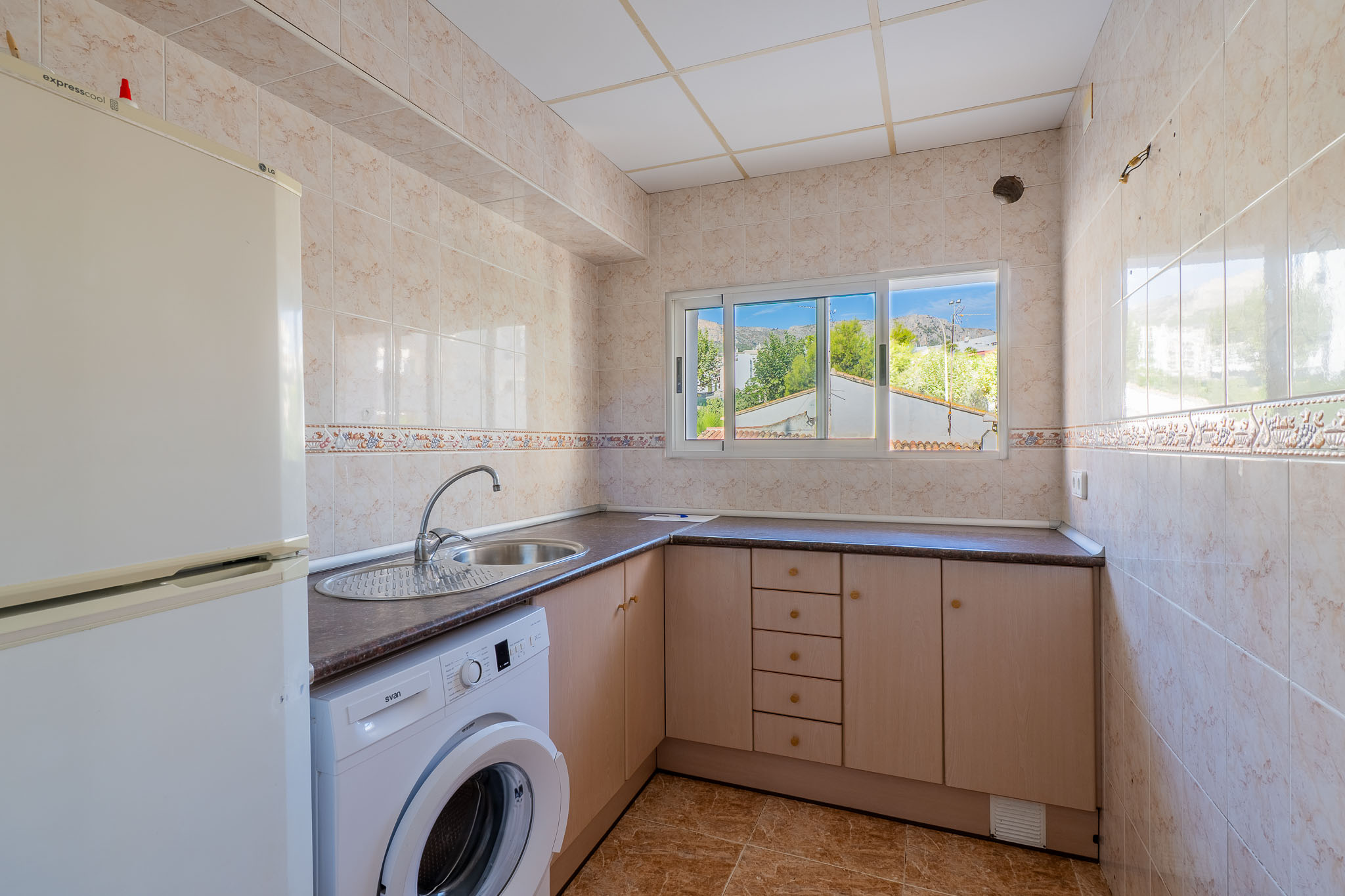 Kitchen with window