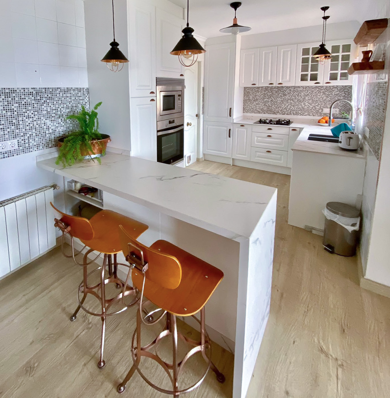 Open plan kitchen