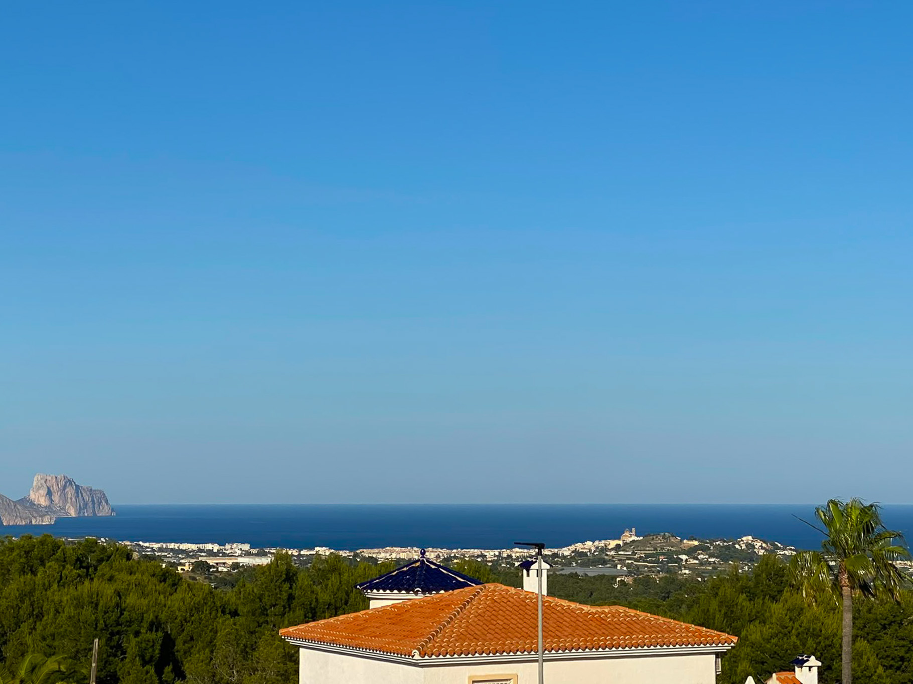 Panoramic sea view