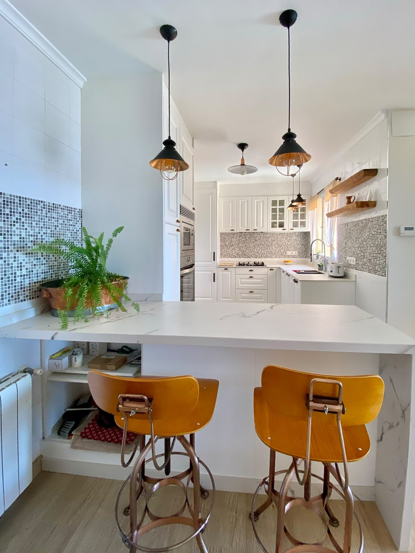Open plan kitchen