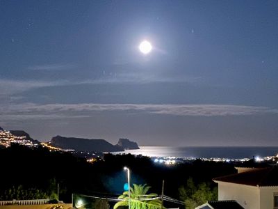 Night sea view