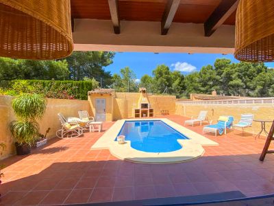 Terrace with swimming pool