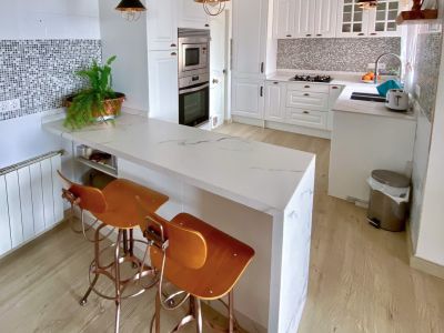 Open plan kitchen