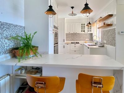 Open plan kitchen