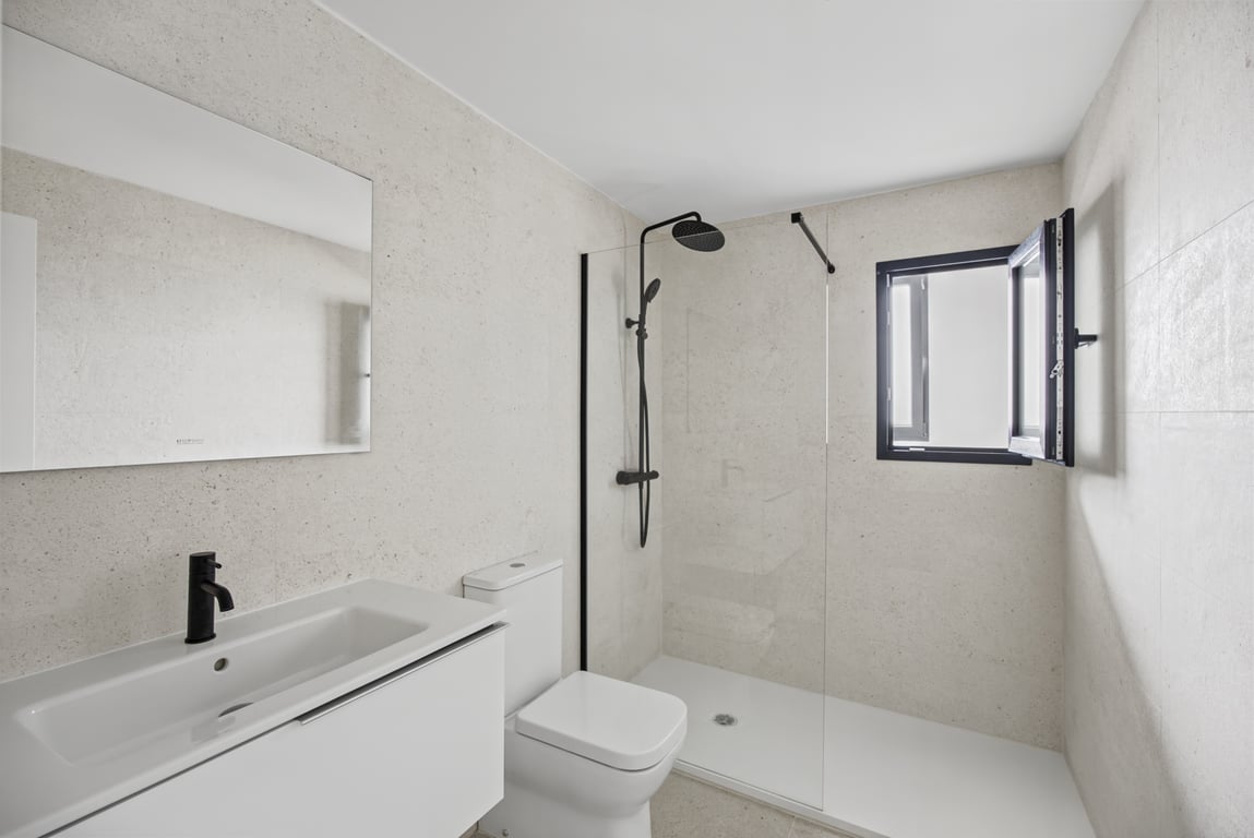 Bathroom with walk-in shower
