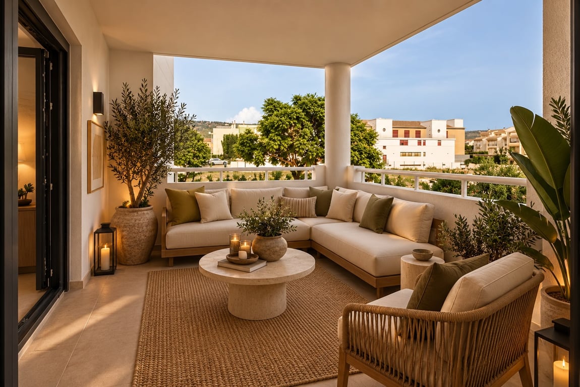 Covered terrace