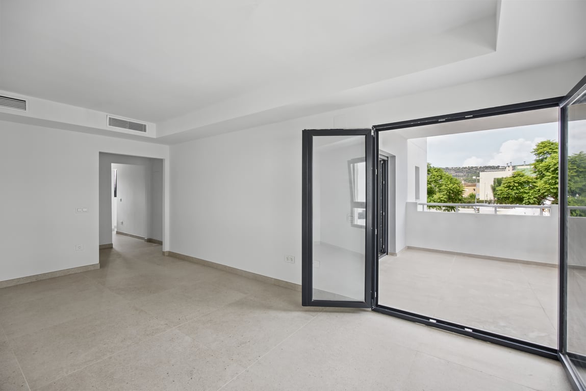 Living room with terrace access
