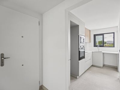 Entrance and kitchen