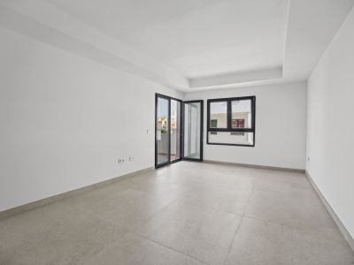 Living room with terrace access