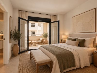 Bedroom with terrace access