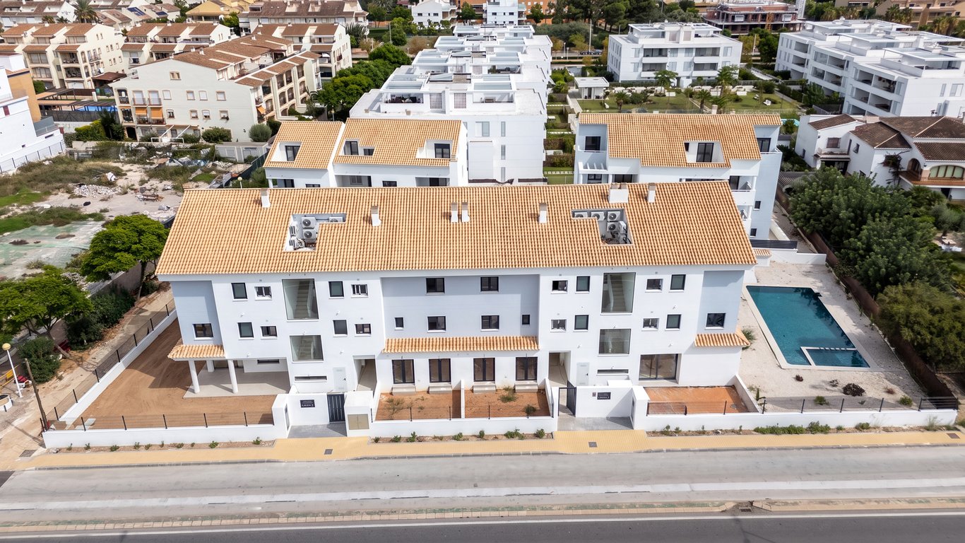 Aerial view of the residential complex
