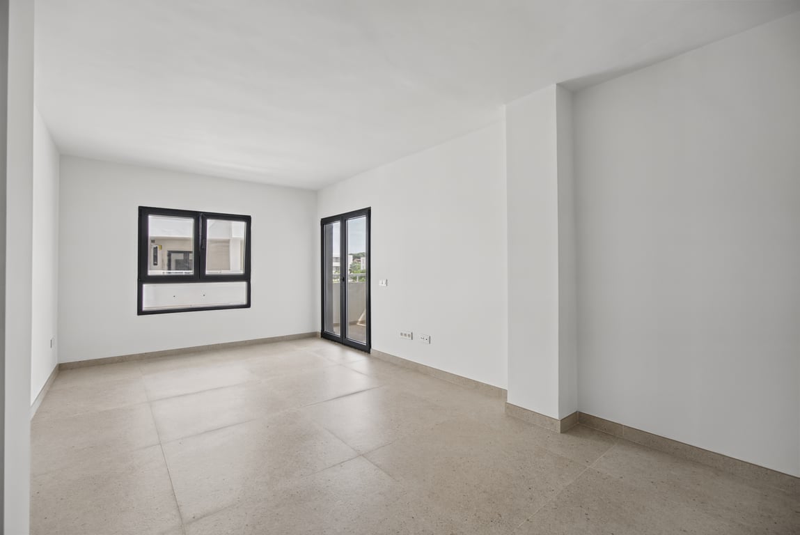 Living room with terrace access