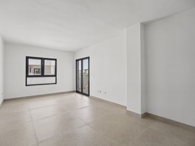 Living room with terrace access