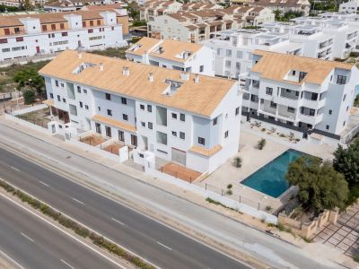 Aerial view of the complex
