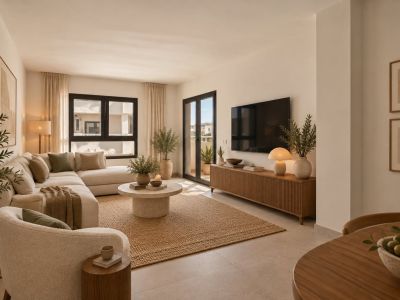 Living room with terrace access