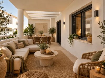Covered terrace