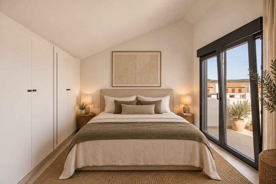 Bedroom with terrace access