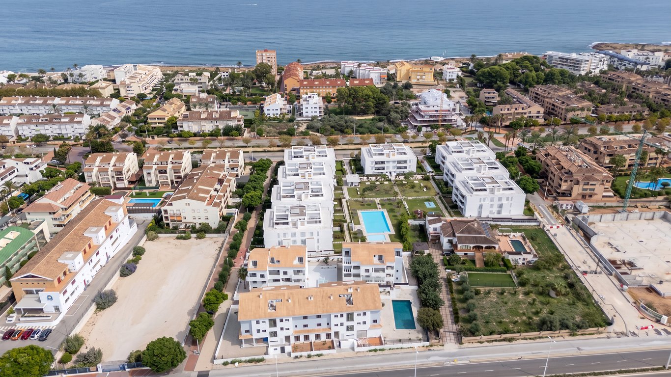 Aerial view of the residential complex