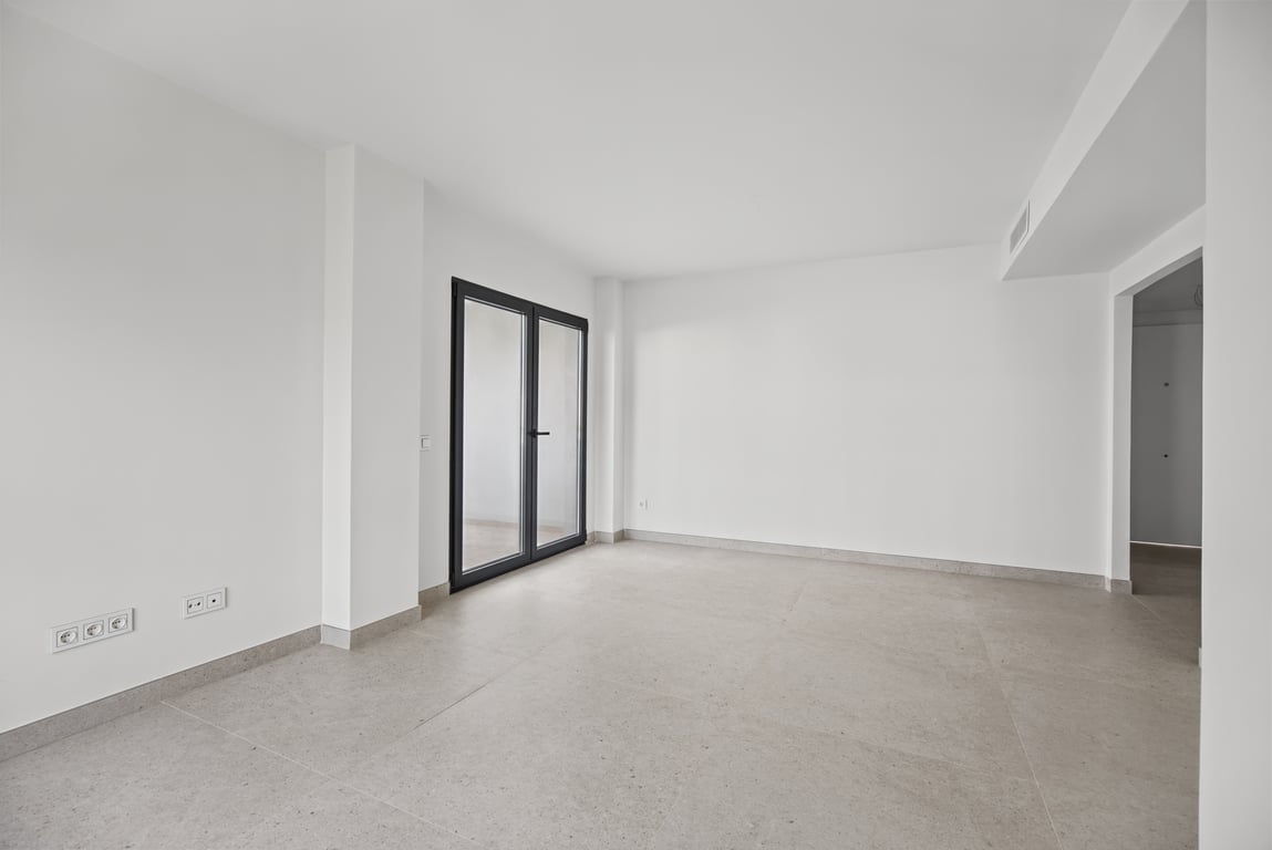 Living room with terrace access