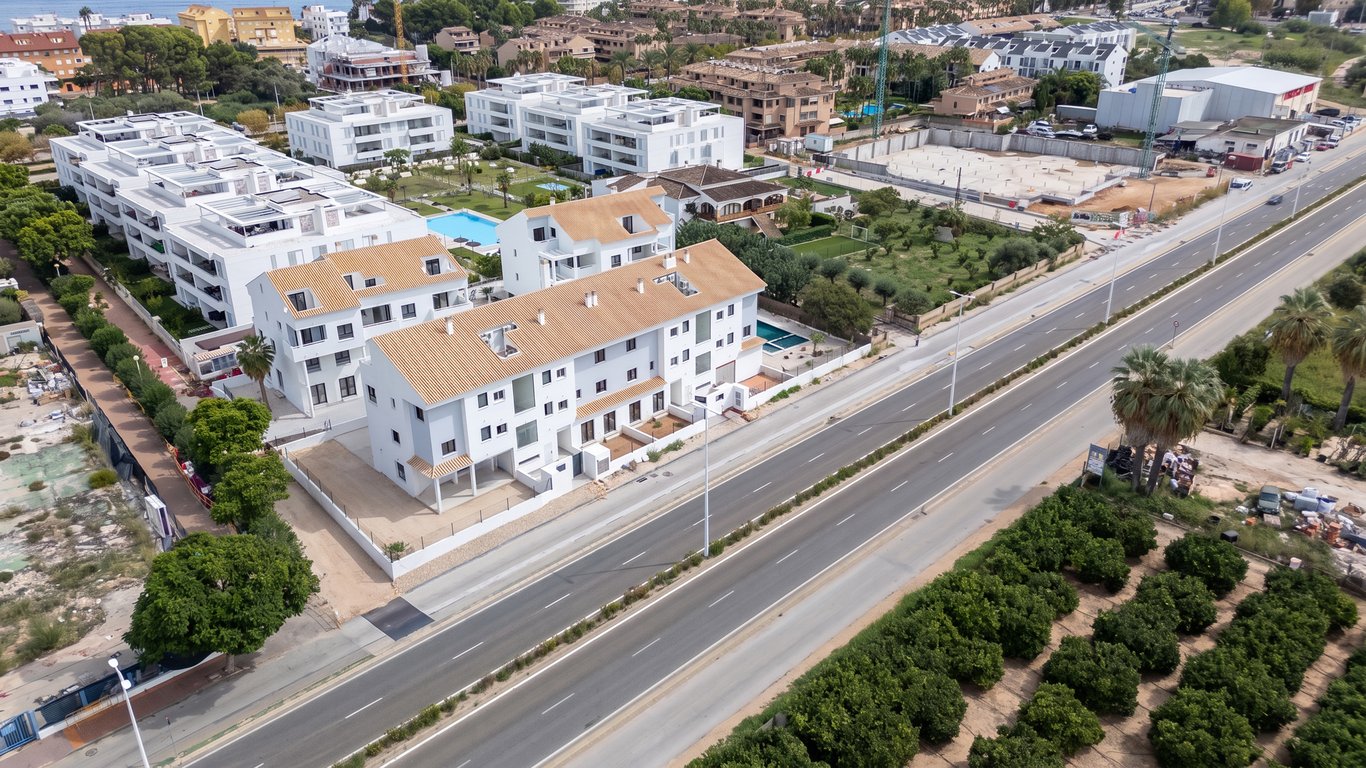 Aerial view of the residential complex