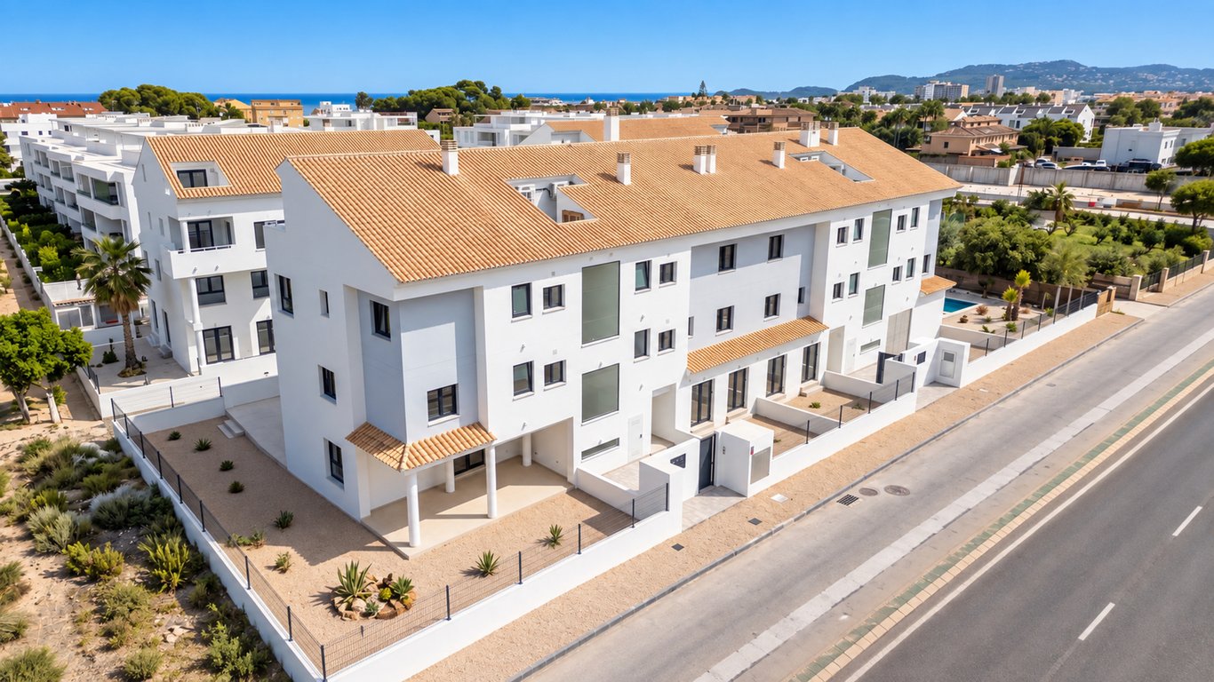 Residential building exterior