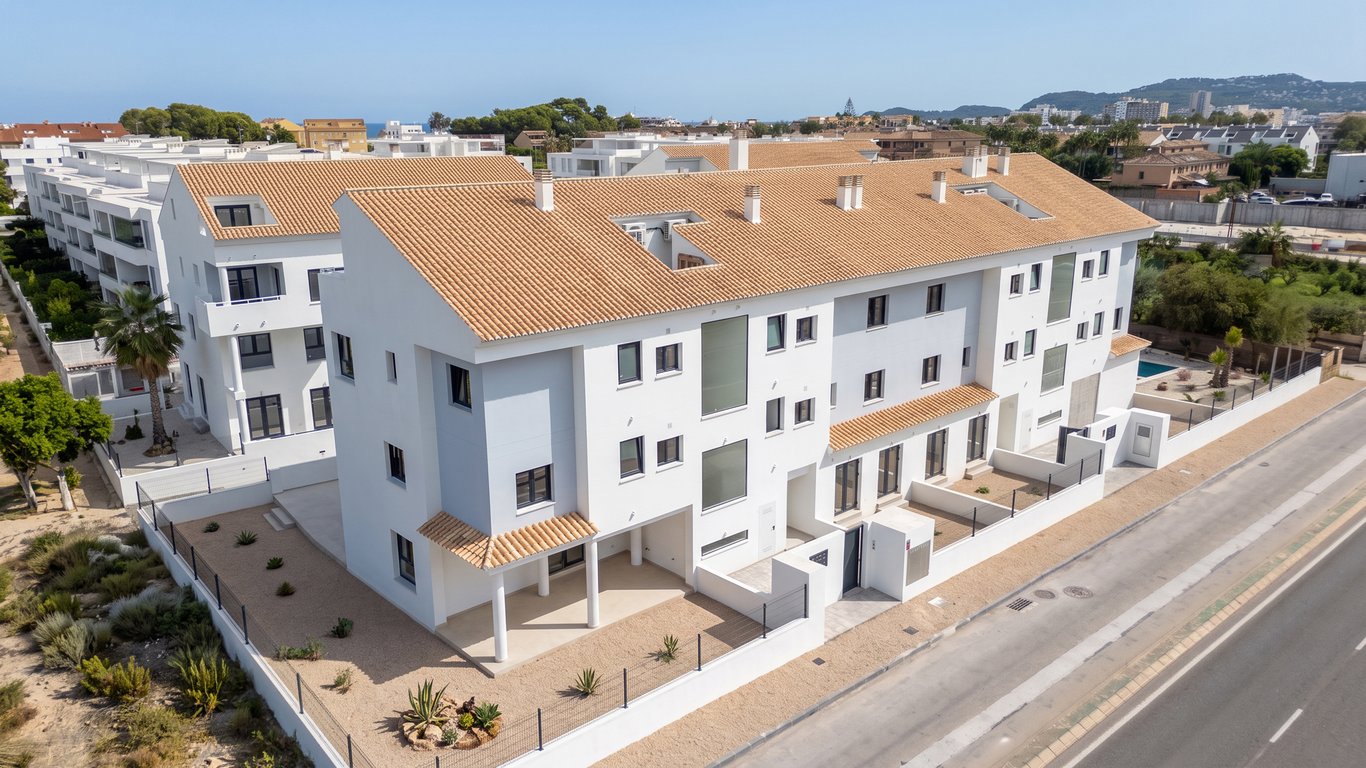 Residential building exterior