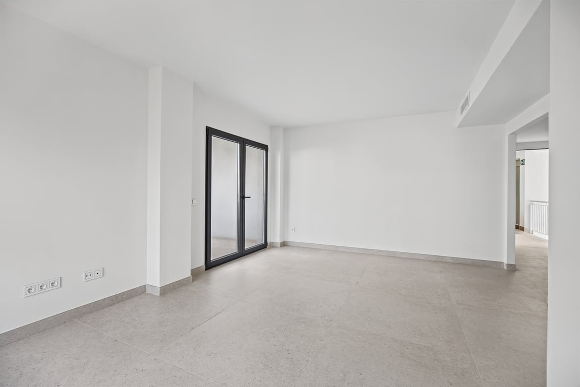 Living room with terrace access