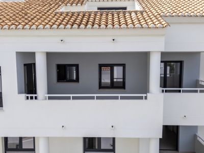 Exterior facade with terraces