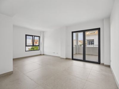 Living room with terrace access