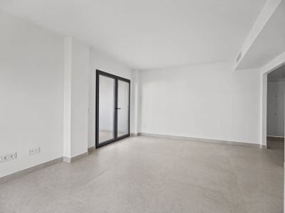 Living room with terrace access