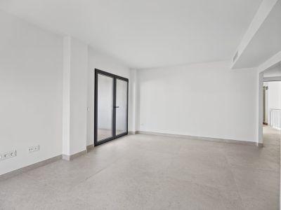 Living room with terrace access