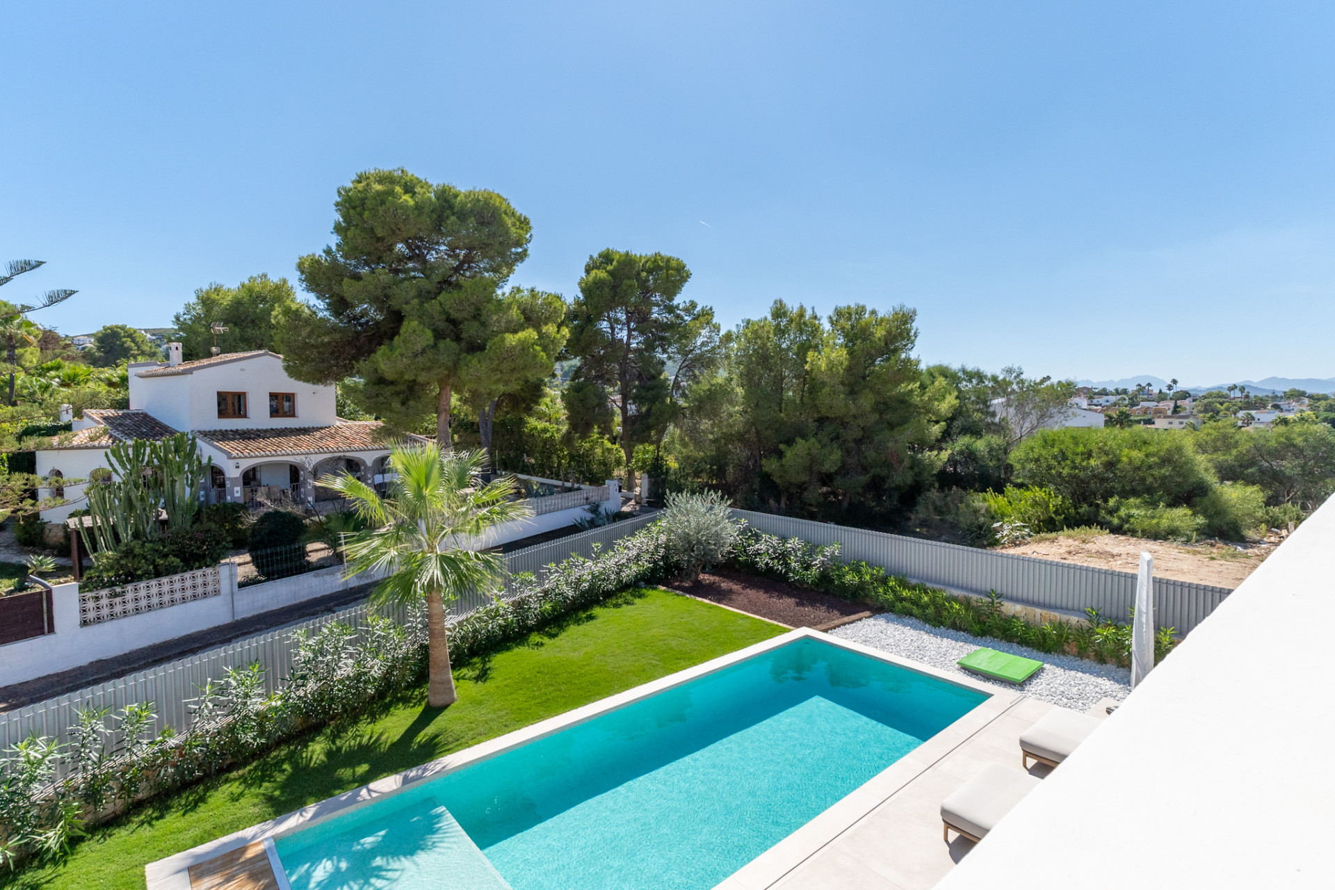 Swimming pool and garden